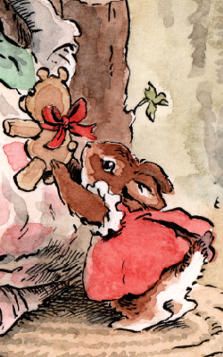 Ink and Watercolour illustrations published in <em>Tales of Grandmother Rabbit</em> (Self published, 2023)
